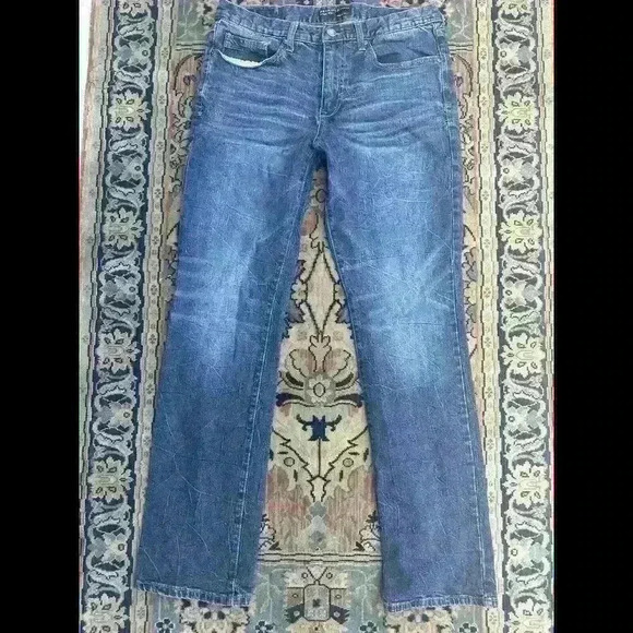 Retrofit Brand Mfg Mens Slim Leg Jeans 34x34 Blue Stretch Denim - Picture 1 of 4